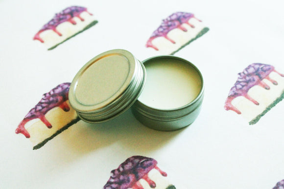 Blueberry Cheesecake Scented Lip Balm - Natural Shea Butter  Lip Balm - Cocoa Butter - Lip Balm Tin - Lip Balm Favors - Lipstick