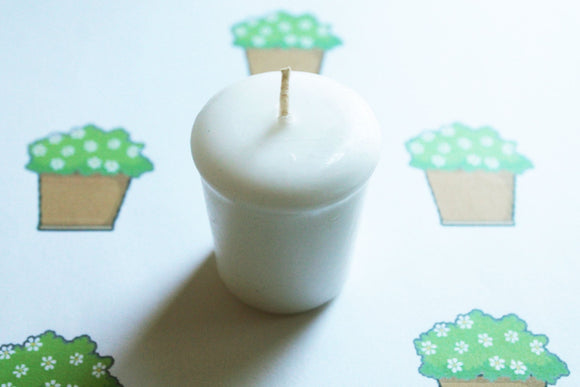 House Plant Scented Votive Candle - Paraffin Wax - Home Decor - Votive Candles - Wedding Candles - Birthday Candles - Candle Favors