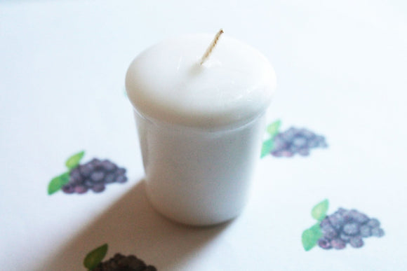 Black Raspberry Vanilla Scented Votive Candle, Home Decor White Candles, Weird Gifts Candles, Valentines Gift