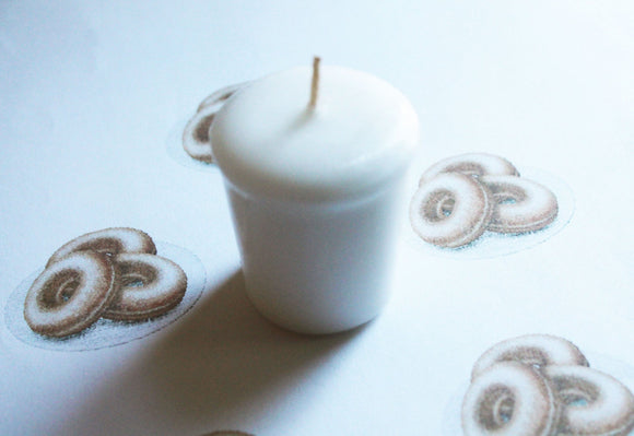 K Kreme Scented Votive Candle, Home Decor White Candles, Weird Gifts Candles, Valentines Gift