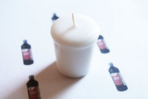 Menthol Scented Votive Candle, Home Decor White Candles, Weird Gifts Candles