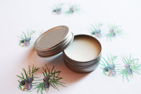 Juniper Scented Lip Balm, Shea Butter  Lip Balm, Lip Balm Tin, Lip Balm Favors,, Valentines Gift