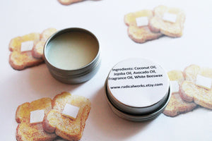 French Toast Solid Perfume - Scented Natural Perfume - Cologne - Perfume Samples - Coconut Oil - Avocado Oil - Beeswax