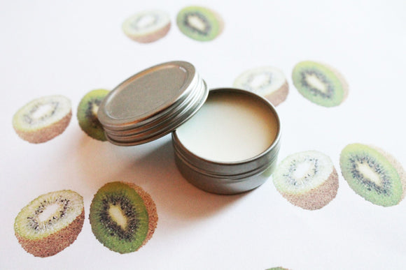 Kiwi Scented Lip Balm - Natural Shea Butter Lip Balm - Cocoa Butter - Lip Balm Tin - Lip Balm Favors - Matte Lipstick