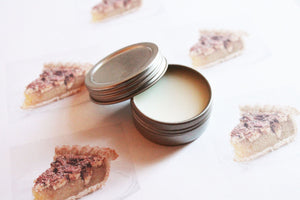 Pecan Pie Scented Lip Balm, Shea Butter Lip Balm, Lip Balm Tin, Lip Balm Favors,, Valentines Gift