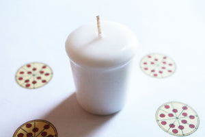 Pizza Parlor Scented Votive Candle, Home Decor White Candles, Weird Gifts Candles, Valentines Gift