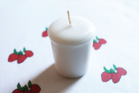 Strawberry Daiquiri Scented Votive Candle, Valentines Gift