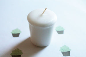 Vanilla Mint Scented Votive Candle, Paraffin Wax, Home Decor, Votive Candles, Wedding Candles, Candle Favors, Valentines Gift