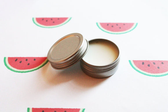 Watermelon Scented Lip Balm, Shea Butter Lip Balm, Lip Balm Tin, Lip Balm Favors,, Valentines Gift