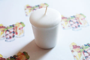 Fruit Cocktail Scented Votive Candle, Paraffin Wax, Home Decor, Votive Candles, Wedding Candles, Candle Favors, Valentines Gift