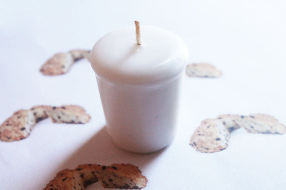 Zucchini Bread Scented Votive Candle, Home Decor White Candles, Weird Gifts Candles, Valentines Gift