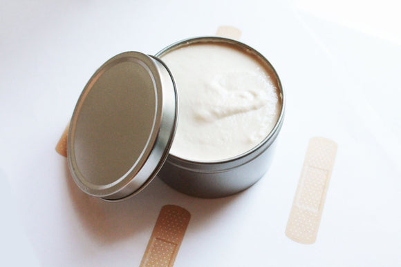 Bandage Whipped Body Butter, Scented Vegan Moisturizer,  Body Butter, Whipped Lotion, Tin Jars, Valentines Gift