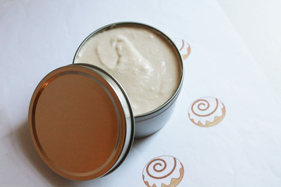 Cinnamon Bun Whipped Body Butter, Scented Vegan Moisturizer,  Body Butter, Whipped Lotion, Tin Jars, Valentines Gift