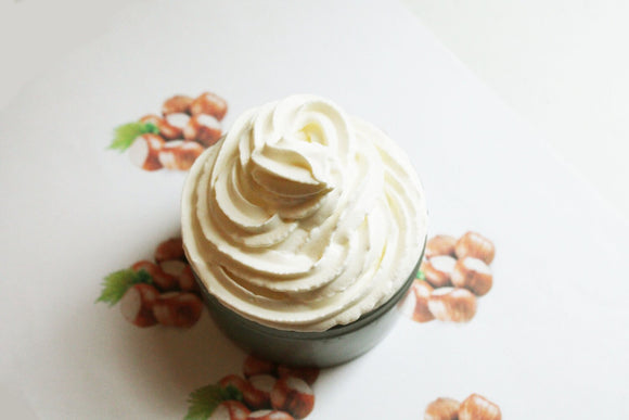 Hazelnut Whipped Soap, Scented Soap, Homemade Soap, Vegan Soap, Glycerin Soap, Cream Soap, Valentines Gift