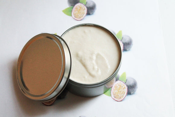 Passion Fruit Whipped Body Butter, Scented Vegan Whipped Mango Butter,  Body Butter, Whipped Lotion, Tin Jars, Valentines Gift