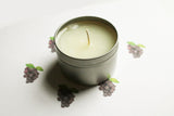 Black Raspberry Vanilla Scented Candle Vegan Soy Wax, Homemade Home Gift Candles, Tin Container Candle, Valentines Gift