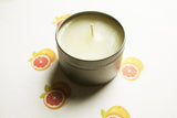 Grapefruit Scented Soy Candle