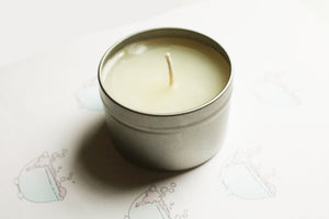 Bubble Bath Scented Candle - Vegan Candle - Homemade Candles - Natural Candles - Tin Candle - Container Candle