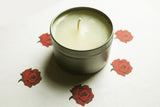 Victorian Rose Scented Candle Vegan Soy Wax