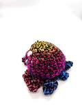 Multicolor Octopus, Stuffed Animal, Crochet Toy Plushie