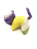 Multicolor Kitty, Stuffed Animal Cat, Hand Knit Toy Plushie