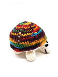 Multicolor Turtle, Stuffed Animal Turtle, Hand Knit Toy Plushie