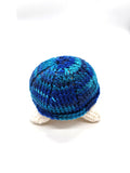 Blue Turtle, Stuffed Animal Turtle, Hand Knit Toy Plushie