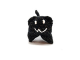 Black Gold Kitty, Stuffed Animal Cat, Hand Knit Toy Plushie