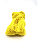 Yellow Kitty, Stuffed Animal Cat, Hand Knit Toy Plushie