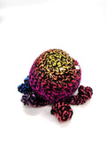 Multicolor Octopus, Stuffed Animal, Crochet Toy Plushie