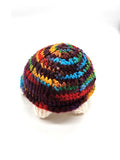 Multicolor Turtle, Stuffed Animal Turtle, Hand Knit Toy Plushie