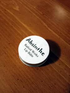 Absinthe Scented Lip Balm, Shea Butter  Lip Balm, Lip Balm Tin