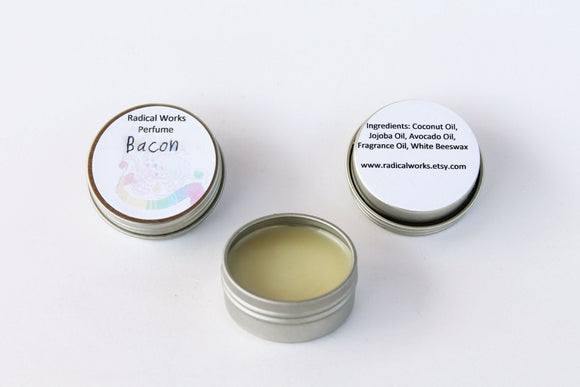 Bacon Solid Perfume, Scented  Natural Perfume, Cologne