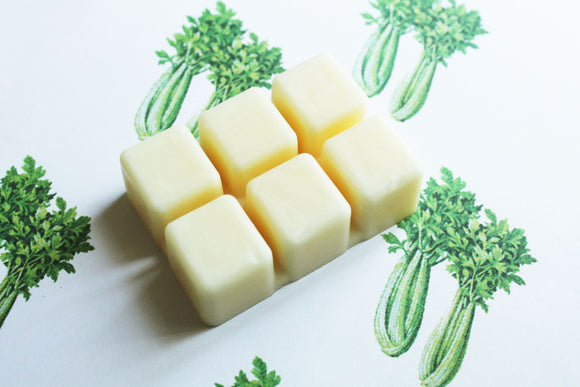 Celery Scented Melts, Natural Vegan Soy Wax, Soy Wax Melts, Soy Tarts