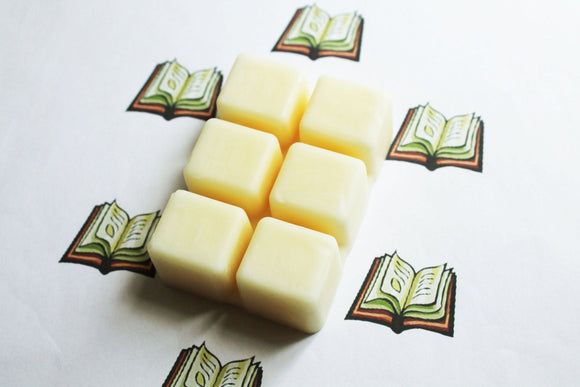 Library Scented Melts, Natural Vegan Soy Wax, Soy Wax Melts, Soy Tarts