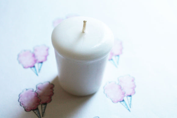 Cotton Candy Scented Votive Candle, Wedding Candles, Birthday Candles, Candle Favors