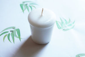 Eucalyptus Scented Votive Candle, Wedding Candles, Birthday Candles, Candle Favors