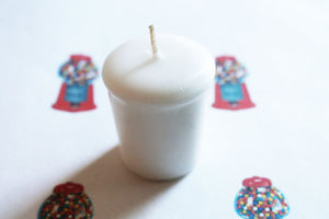 Bubble Gum Scented Votive Candle, Wedding Candles, Birthday Candles, Candle Favors