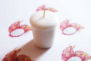 Dragon Fruit Scented Votive Candle, Wedding Candles, Birthday Candles, Candle Favors