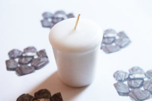 Chocolate Peppermint Patty Scented Votive Candle, Wedding Candles, Birthday Candles