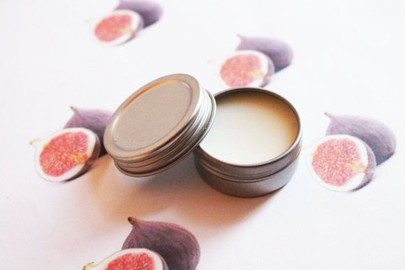 Fig Scented Lip Balm, Shea Butter Lip Balm, Lip Balm Tin