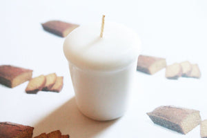 Pumpkin Bread Scented Votive Candle, Wedding Candles, Birthday Candles, Candle Favors