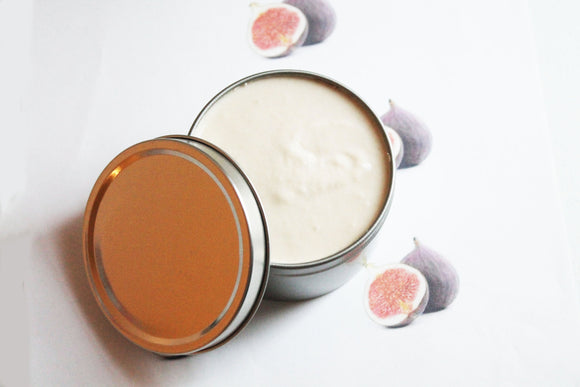 Fig Whipped Body Butter, Scented Vegan Moisturizer, Whipped Lotion