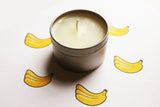 Banana Scented Soy Wax Candle
